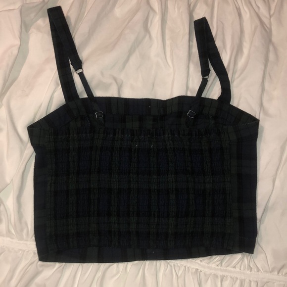 Flannel button up tank top - Picture 2 of 2